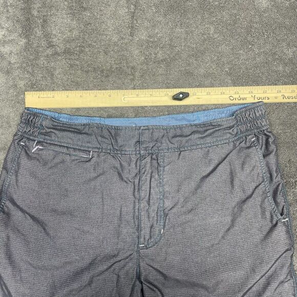 Robert Graham Oceanview Lined Bathing Suit Trunks Snap Drawstring 36 Surf Swim - Picture 4 of 9